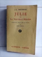 Julie ou La Nouvelle Eloïse / J.-J. Rousseau / Garnier 1960