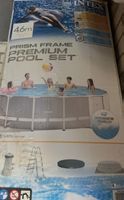 INTEX Prism Frame Pool 4.6m + extra stärkere Pumpe & Zubeh.