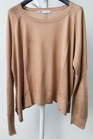 Zara Pullover in Camel, Gr. XL