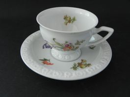 Espressoset mit Dekor - Classic Rose ( MARIA WEISS ? )