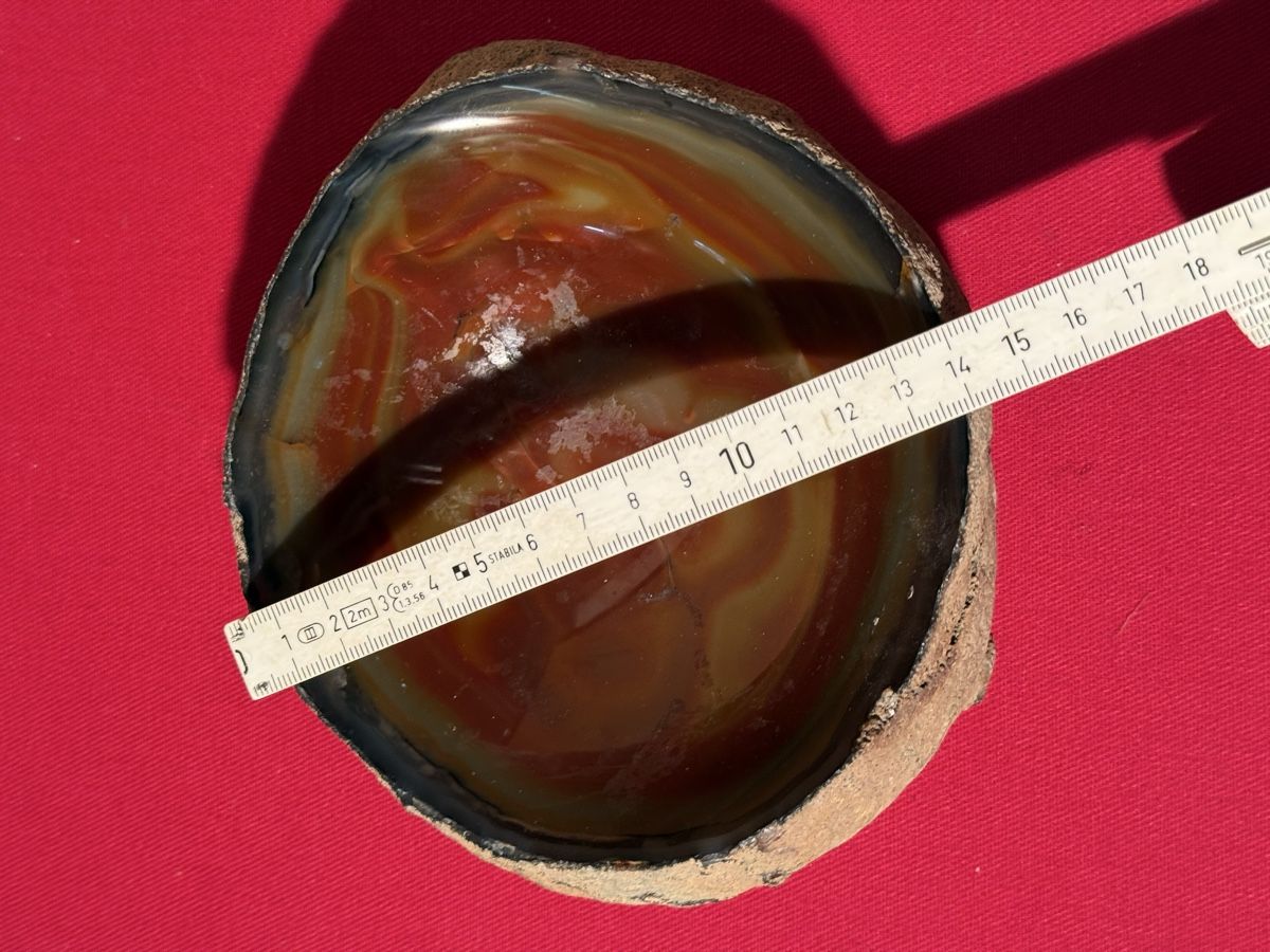 Portacenere: Agate Bowl/Asthray - Natural Stone Beautiful  – Usato da Lausanne venduto da artnouveau04 5