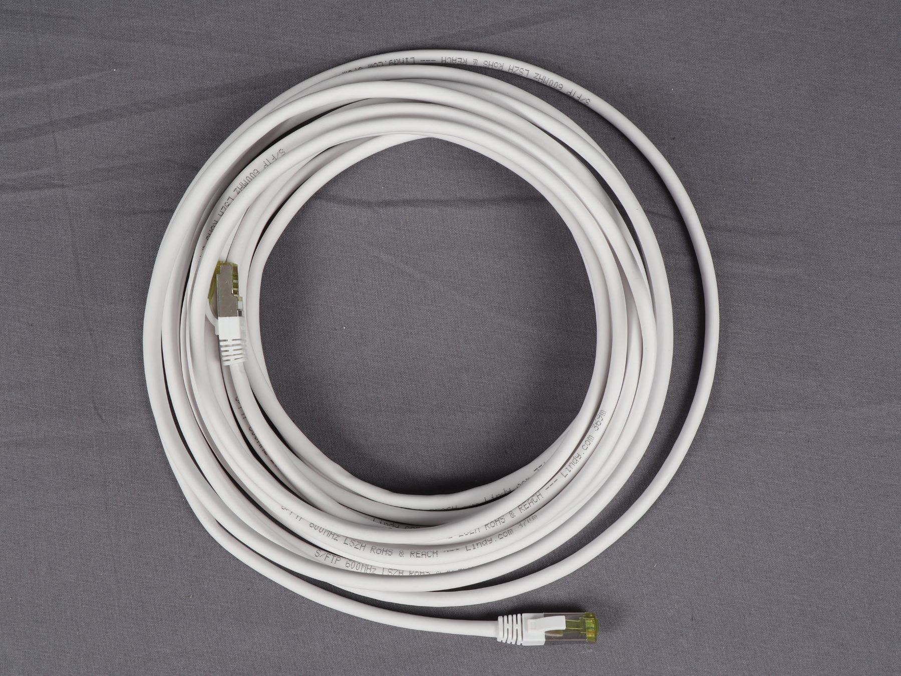 Kabel: LINDY Cable 7.5m CAT.6A PLUG CAT.7 RAW – Neu (gemäss Beschreibung) aus Steinen von Restwert_Steinen 3