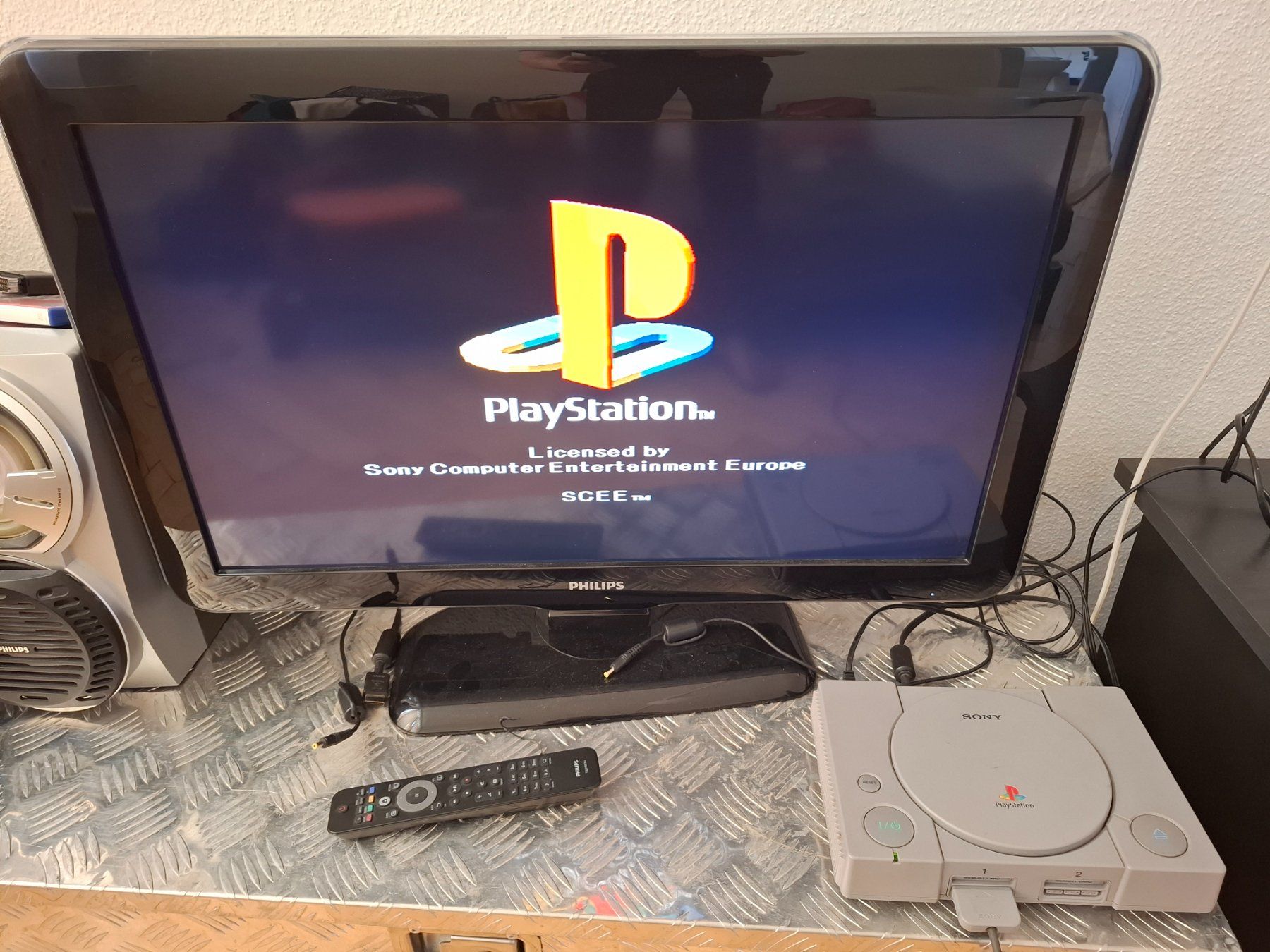 Sony Console: PS1 SCPH-9002 / 1ère main / 2 controller / 1 carte / 1 jeu – Usato da Crémines venduto da Carambaaa 5