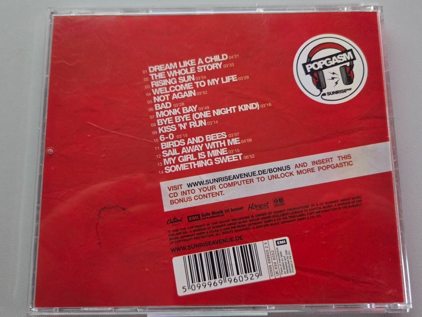 CDs: CD Sunrise Avenue -Popgasm – Gebraucht aus Schaffhausen von Kellerrassel 2