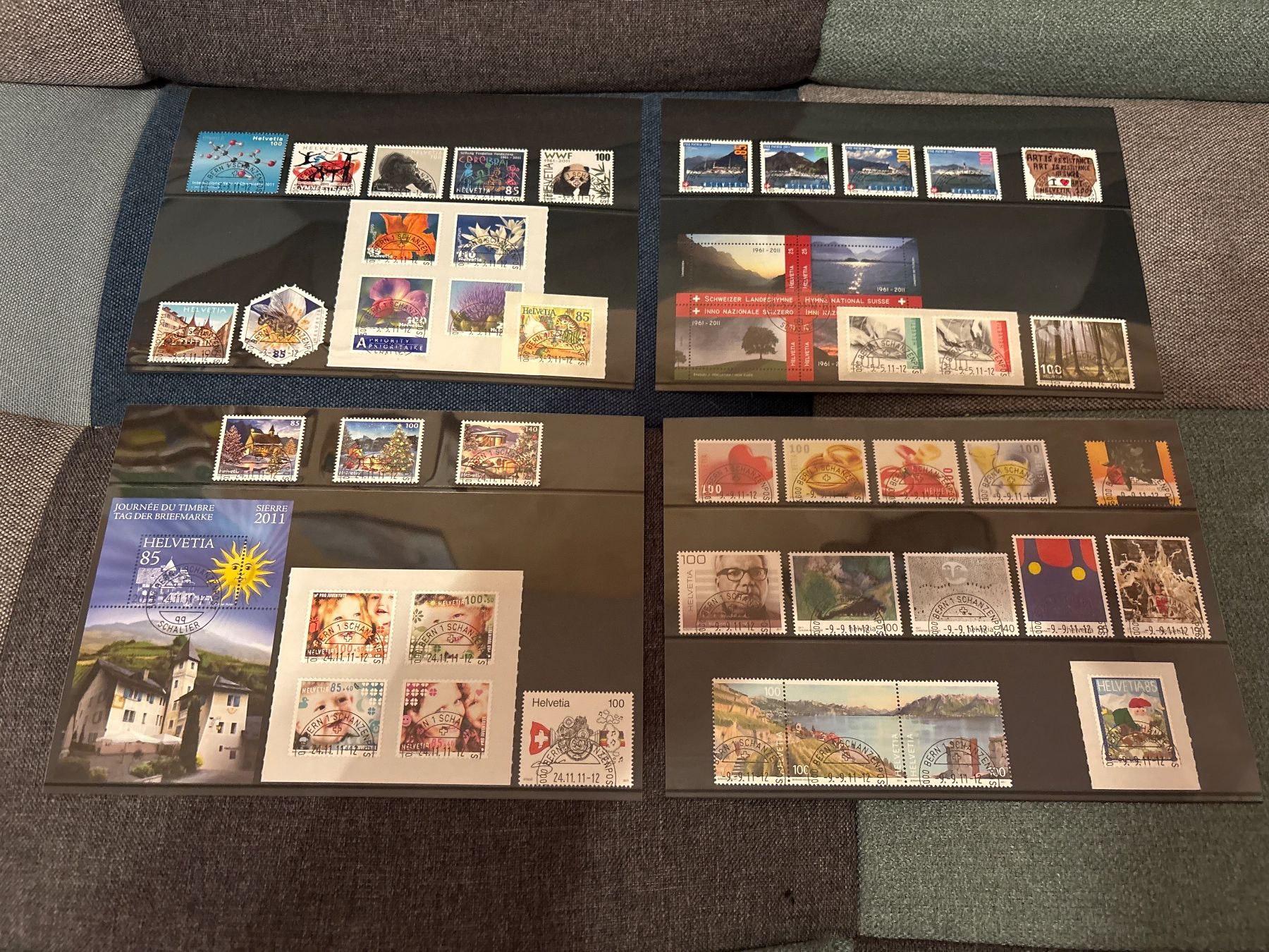 Tutti i francobolli: Série annuelle Poste Suisse / Set 2011 – Nuovo e nell'imballaggio originale da Leytron venduto da Louki63