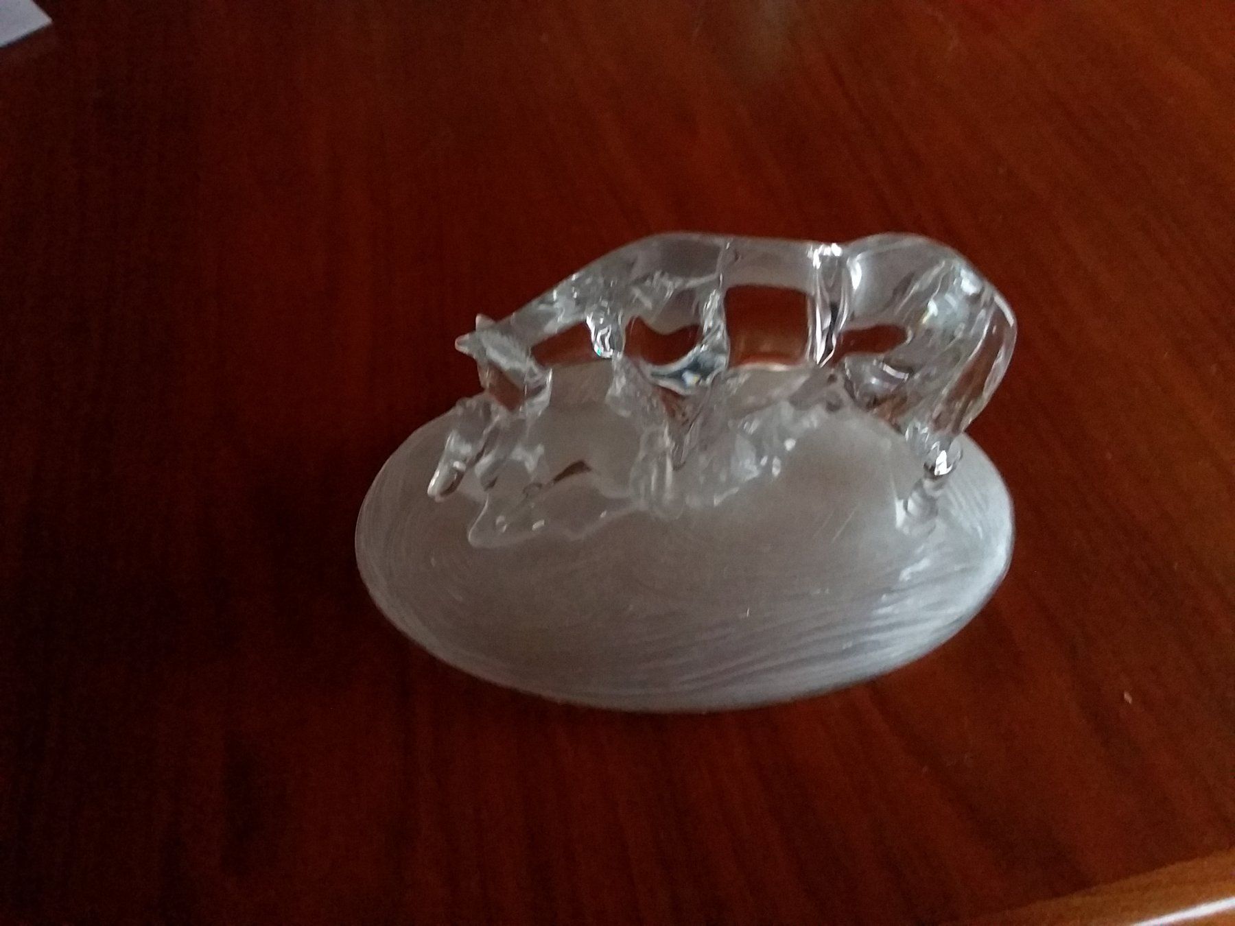 Statuette: Schöne Pferde Figur aus Glas – Usato da Baden venduto da Katzenbaum27 1