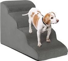 COSTWAY Hundetreppe GRAU