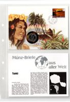 Tahiti_1986_Münzbrief mit Beschreibung