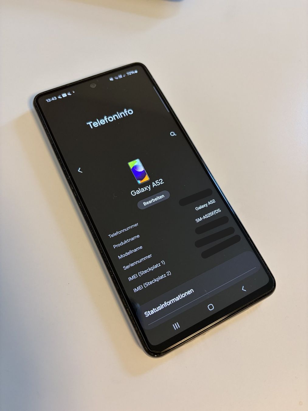 Samsung Telefoni cellulari / Smartphones: Smartphone Samsung Galaxy A52 mit Hülle – Usato da Bülach venduto da LuDe10