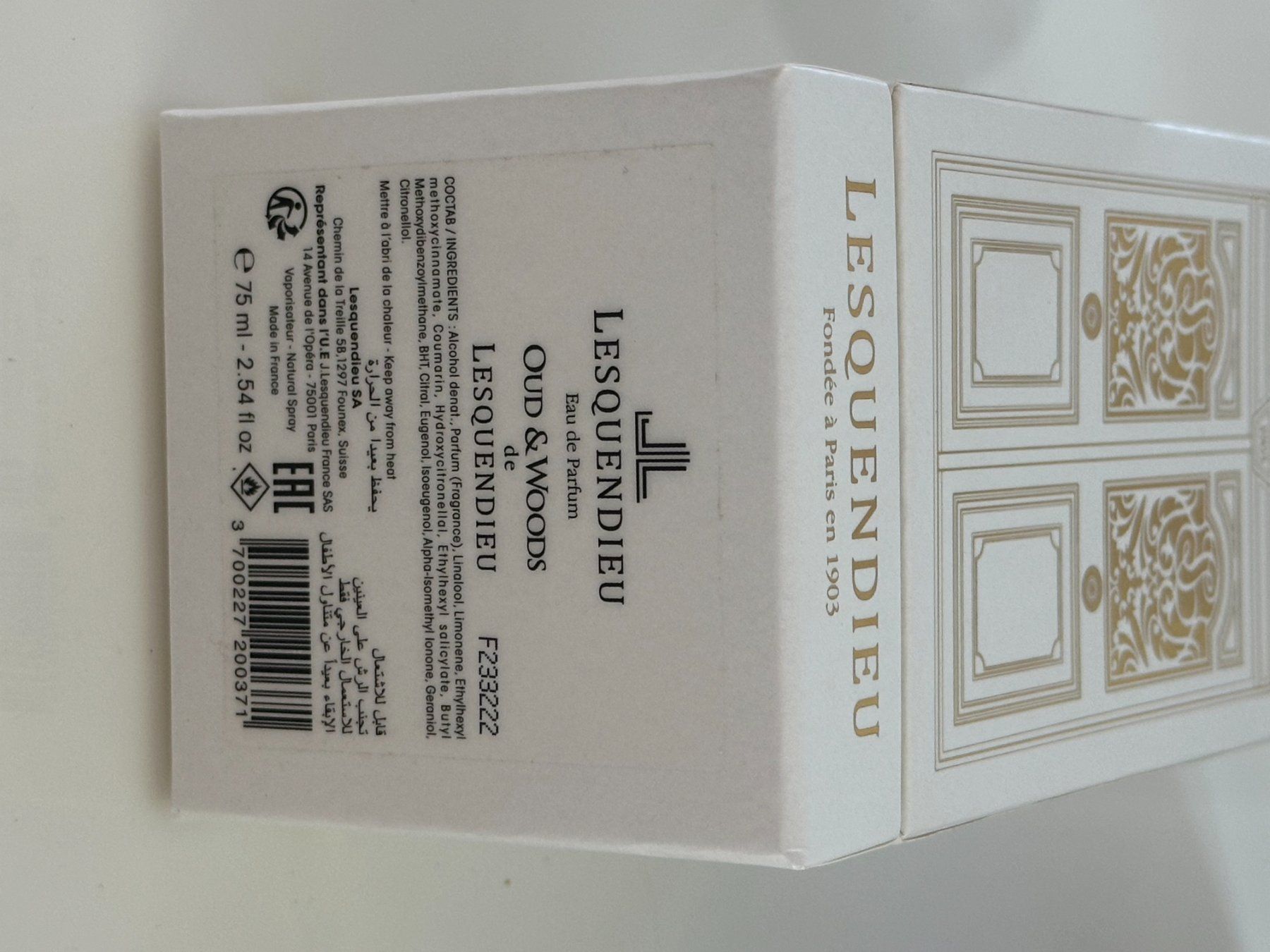 Profumi & Eau de Toilette: Lesquiendieu Ouds and Woods – Nuovo e nell'imballaggio originale da Zug venduto da luk_bgz7 2