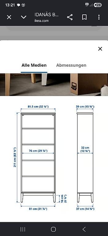 Ikea Scaffali: Bücherregal Dunkelbraun – Usato da Chur venduto da tol_xvw8 3