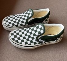 Vans Slip on sneakers Checkboard grün 31 NEU!