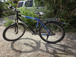 Velo Mondia Mountainbike schwarz/blau 