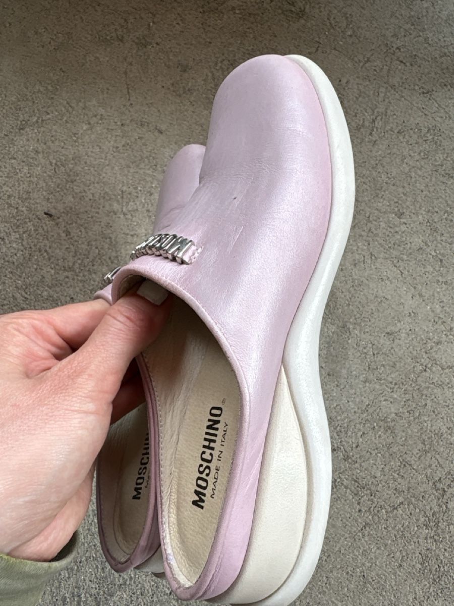 Moschino Scarpe da donna: Moschino Clods Leder Vintage – Usato da Bern venduto da LoveVintageY2K 3