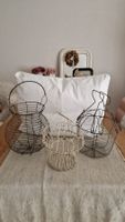 Antike Drahtkörbe Vintage FIl de fer Shabby