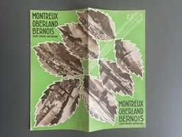 Prospekt Montreux-Oberland / Bahn Eisenbahn Gstaad Lenk
