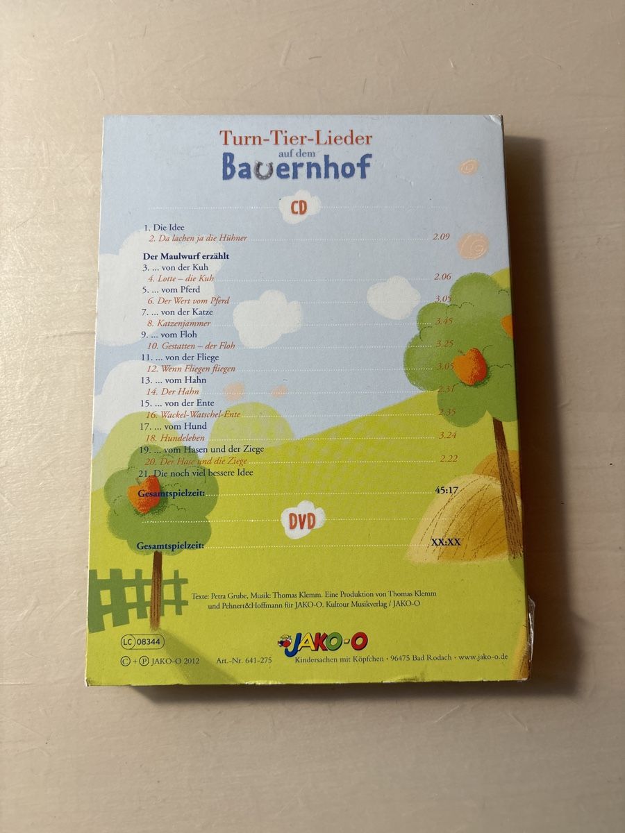 Tutti i DVDs: Turn Tier Lieder auf dem Bauernhof – Usato da Ruswil venduto da Slivio_ 1