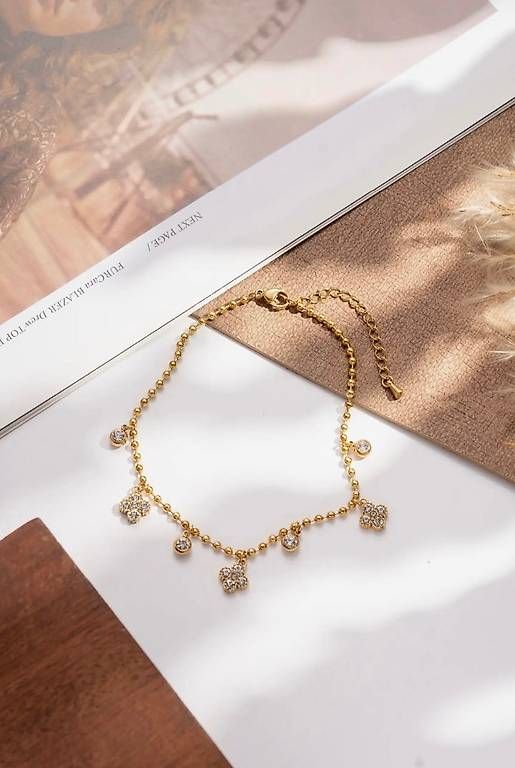 Bracciali & Braccialetti: Chaîne à cheville trèfles Neuve – Usato da Lucens venduto da TCG_sellnbuy 1