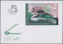 2024 - Knoblauchpresse - Block - Ersttagsbrief FDC ET - Voll
