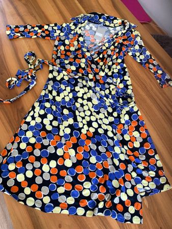 KLEINBASEL by Tanja Klein Wickelkleid Grösse L **NEU**