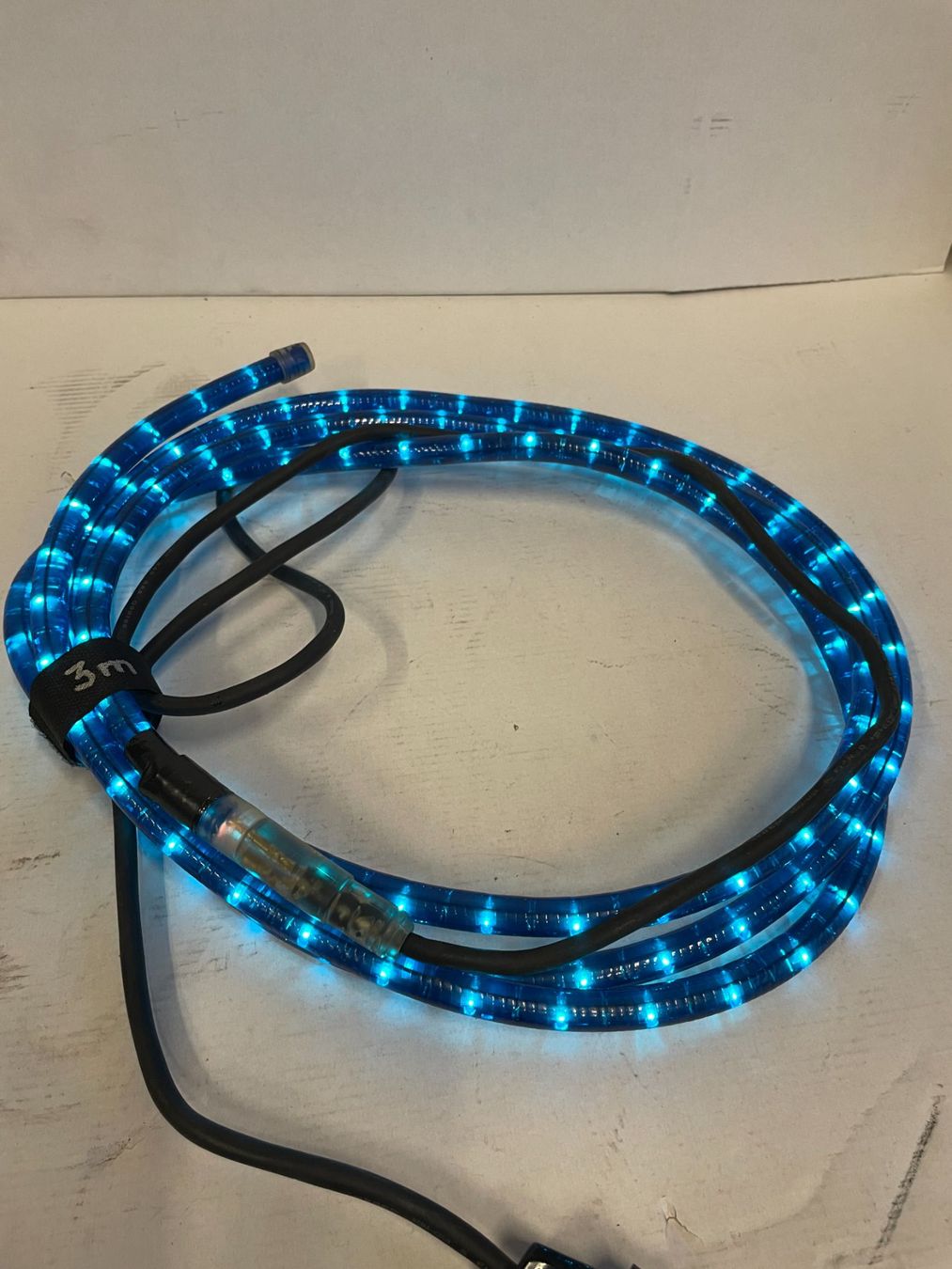 Ghirlande e barre luminose: RUBBERLIGHT  blau ca. 3m gebraucht   (A105) – Usato da Däniken SO venduto da Profog1