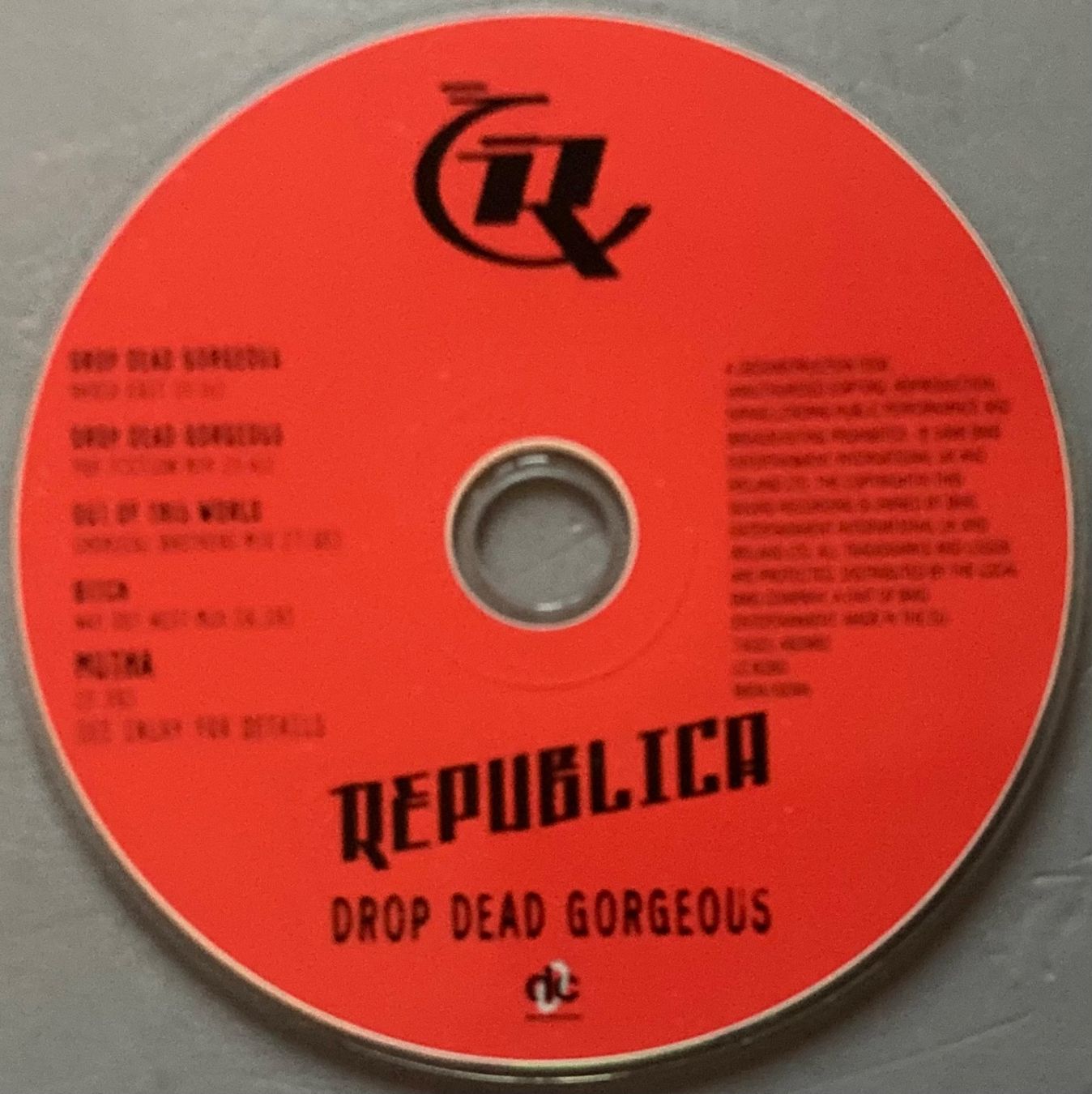 CDs: REPUBLICA - DROP DEAD GORGEOUS – Gebraucht aus Poliez-Pittet von Newtown-Records 1