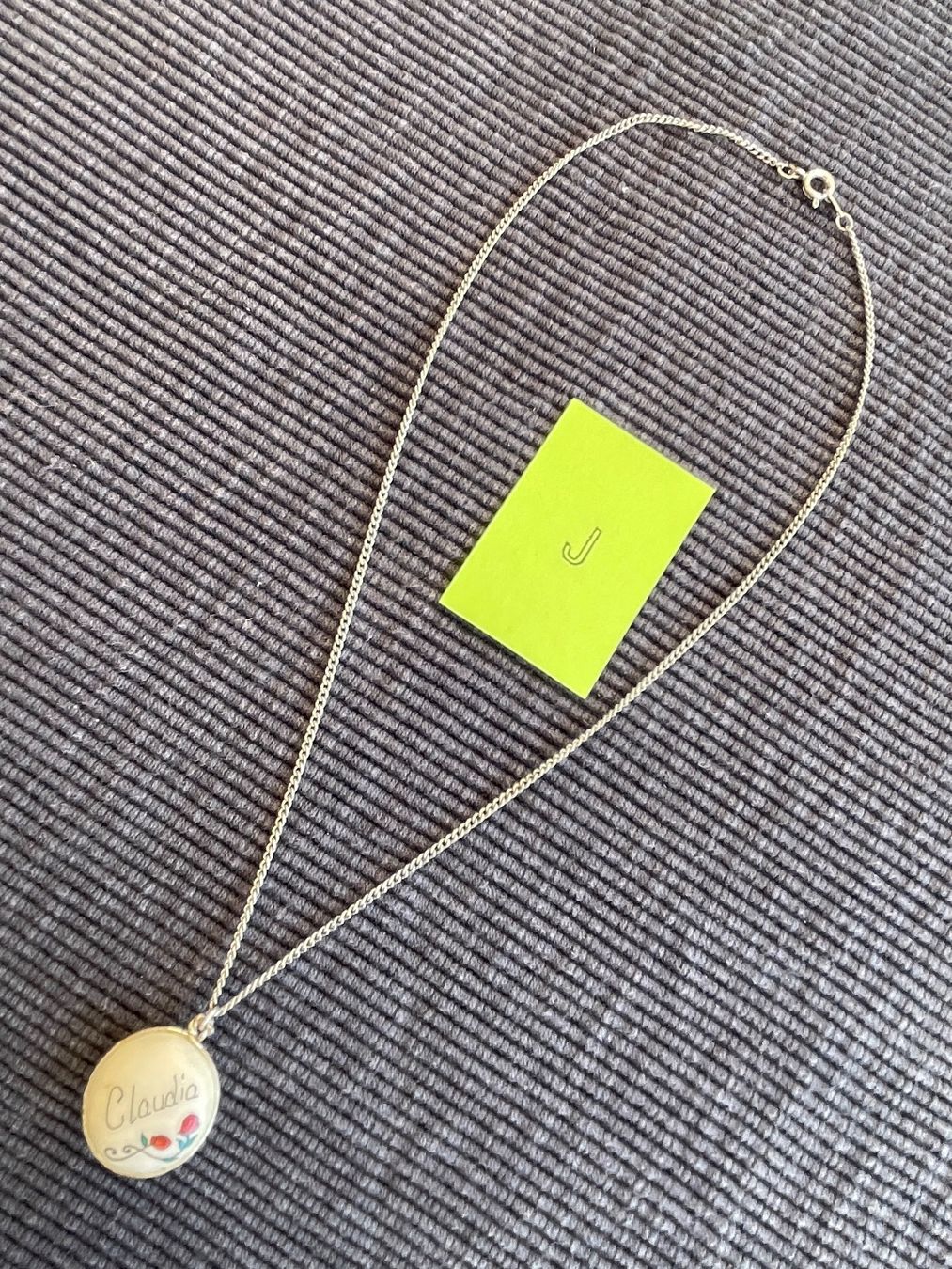 Catenine: Kette mit Anhänger / Claudia / Modeschmuck – Usato da Rümlang venduto da euqinom16
