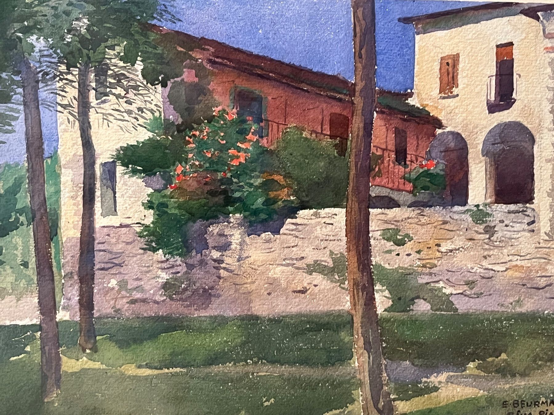 Gemälde: E. BEURMANN Original Gemälde – Gebraucht aus Basel von PAUL_ART