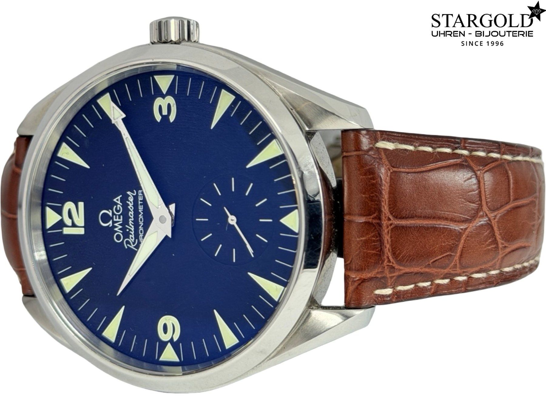 Omega Uhren: Omega Seamaster Railmaster - 2806.52.37 – Gebraucht aus Zürich von Stargold-Uhren 1