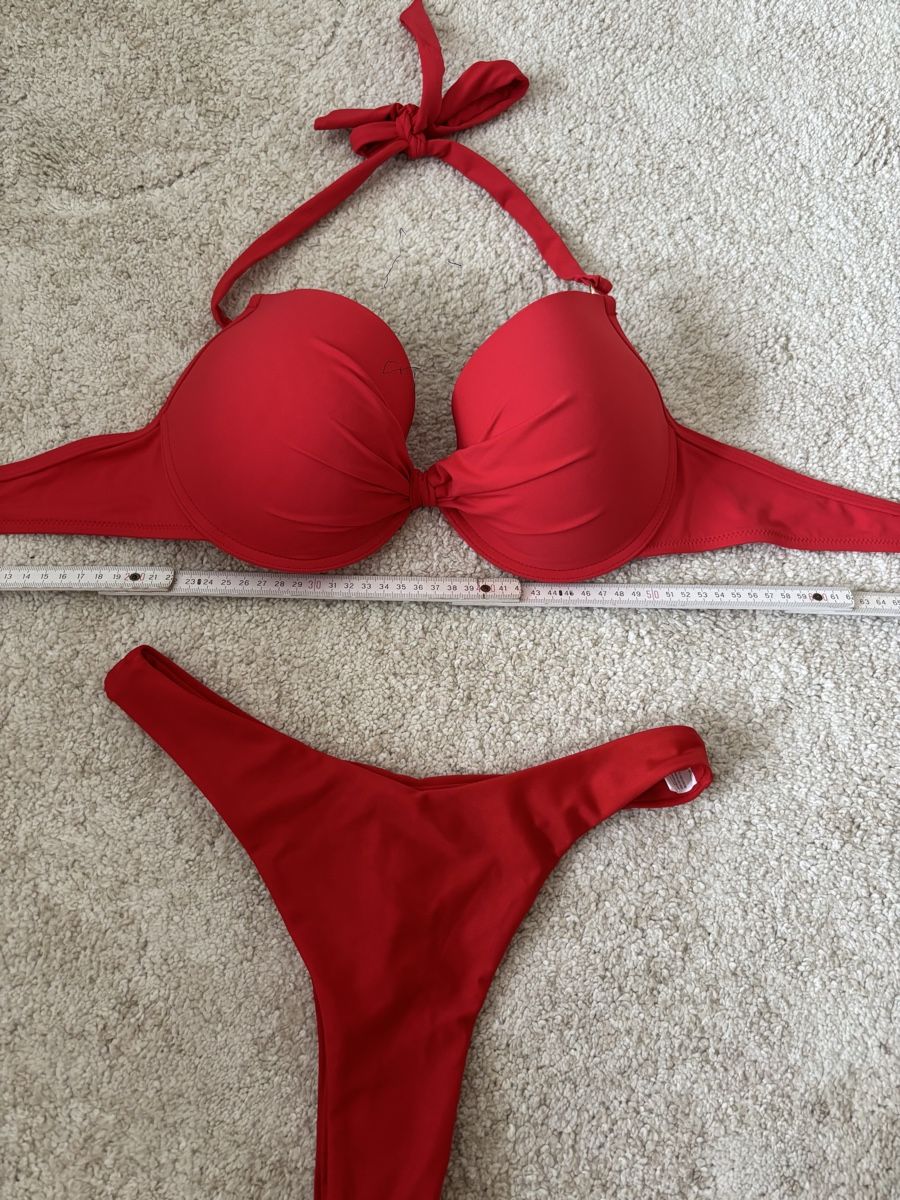 Costumi da bagno & Bikini: Bikini Set rot Neckholder neu Gr. M – Nuovo e nell'imballaggio originale da Basel venduto da DressDrop 2