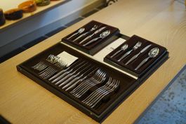 Robbe und Berking Besteck versilbert 90 Neupreis ca. 2650.-