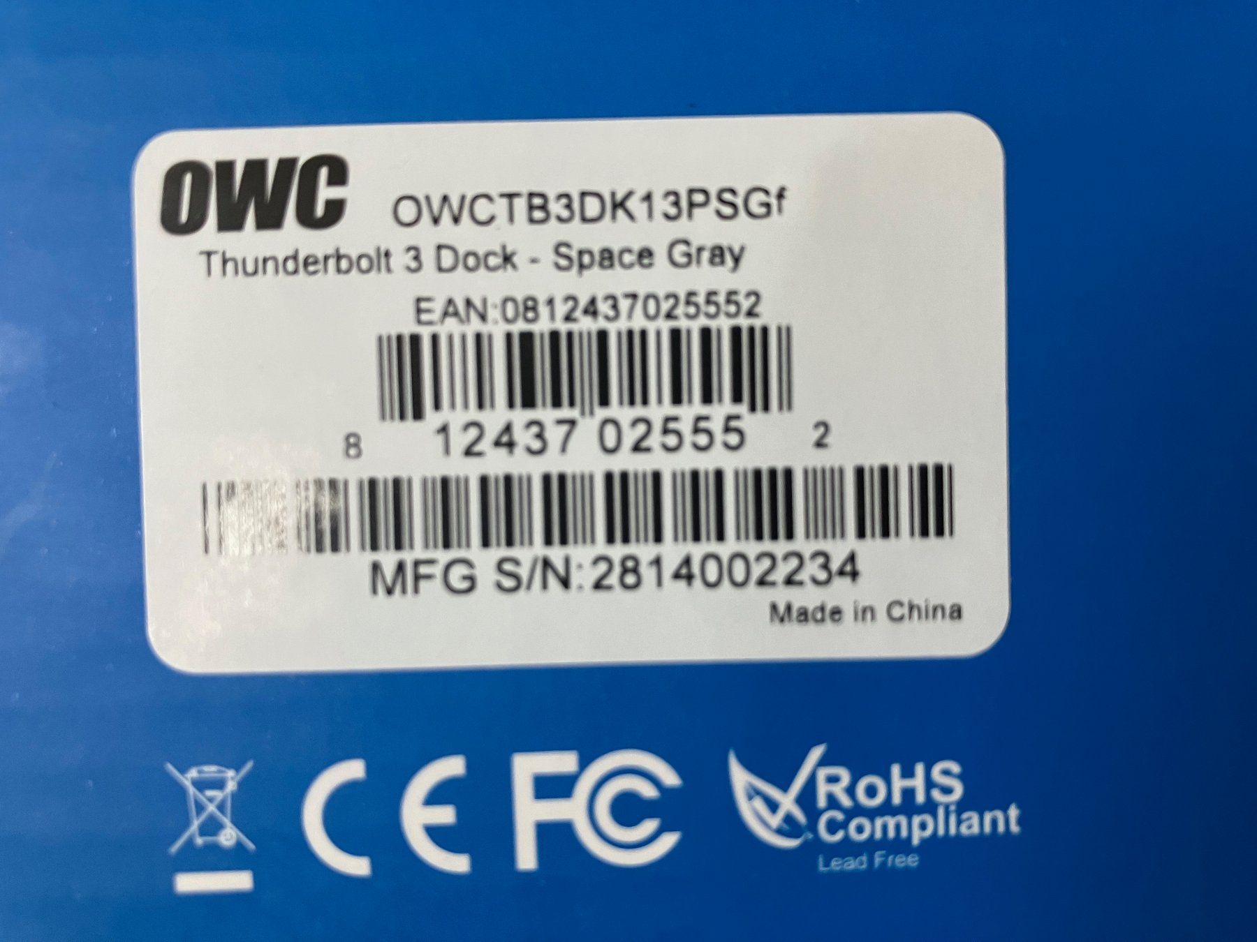 OWC Docking station: OWC Thunderbolt 3 Dock – Usato da Baden venduto da heronimus13 5