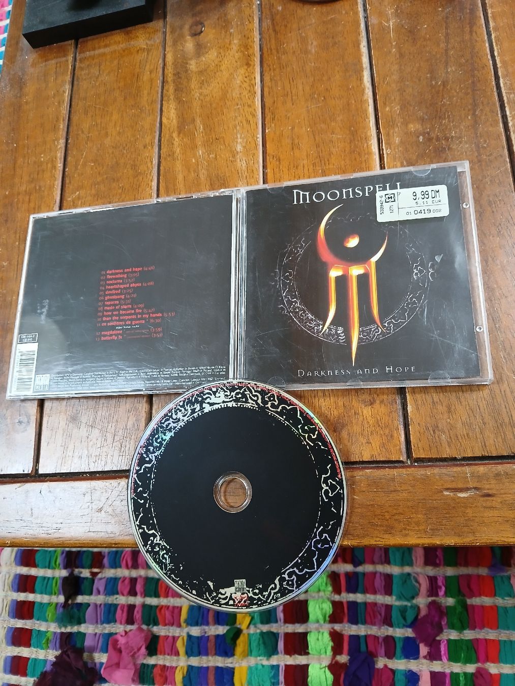 CD: moonspell- dark... – Usato da St-Cergue venduto da VeganWarrior