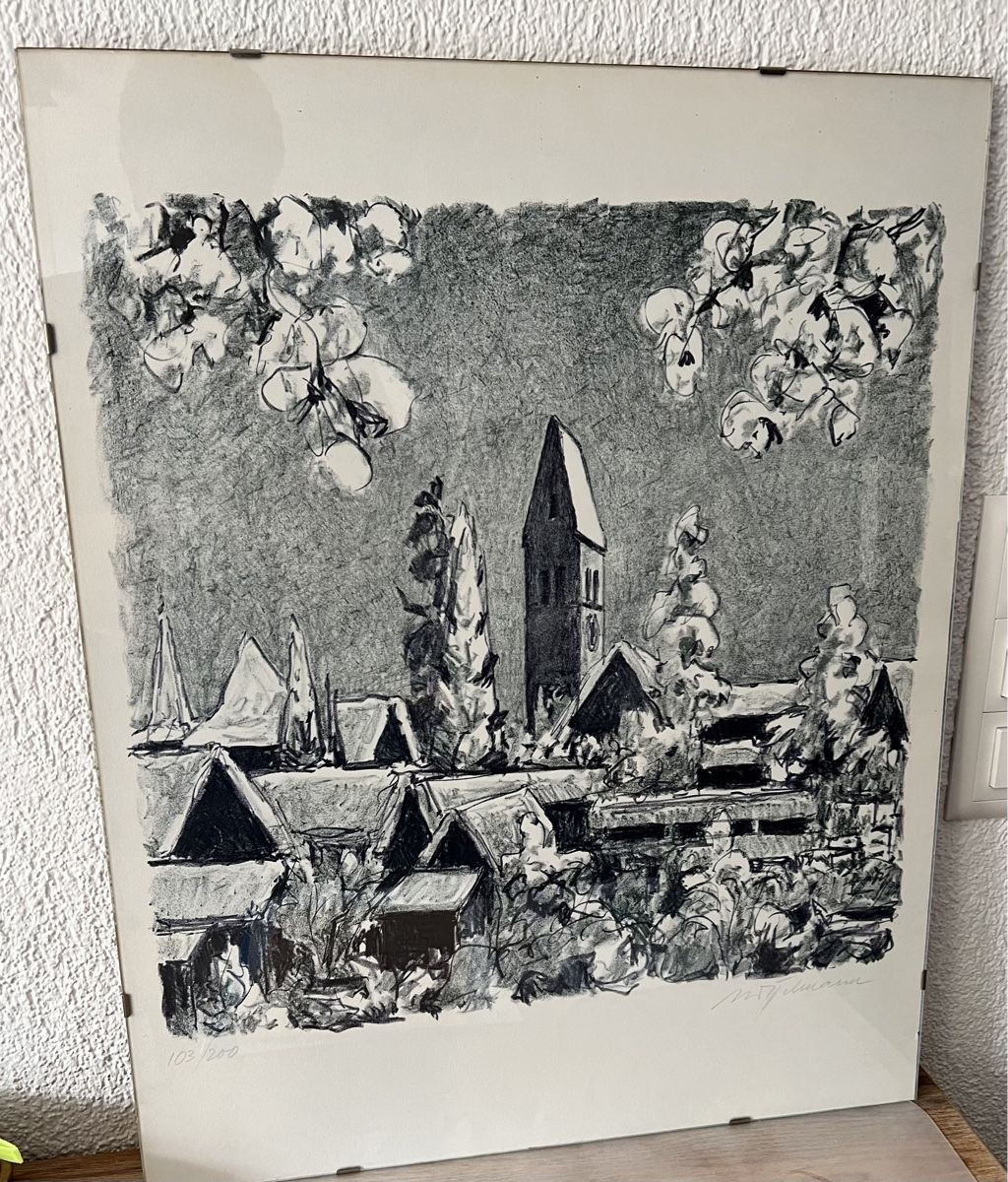 Grafica & Litografie: Bild Unterseen Diggelmann – Usato da Sevelen venduto da Ritiplampi 1