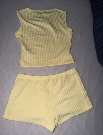 2 Teiliges Set Gelb