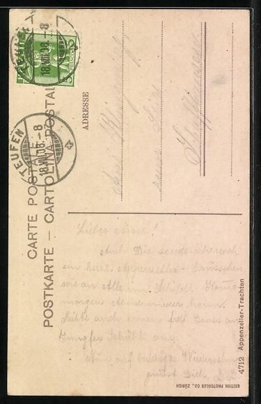 Cartoline postali: Schweizer Mädchen und Junge in Tracht – Usato da Berlin venduto da bartko-reher 1