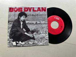 BOB DYLAN tolle Unbelievable Single Kult Top Hit Folk