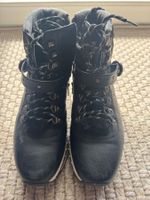 Stiefeletten Mustang Damen Schwarz Grösse 38 neuwertig