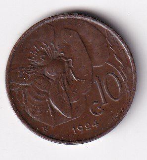 Tutti le monete: Italien10 c. 1924 – Usato da Neuchâtel venduto da karlpierrino