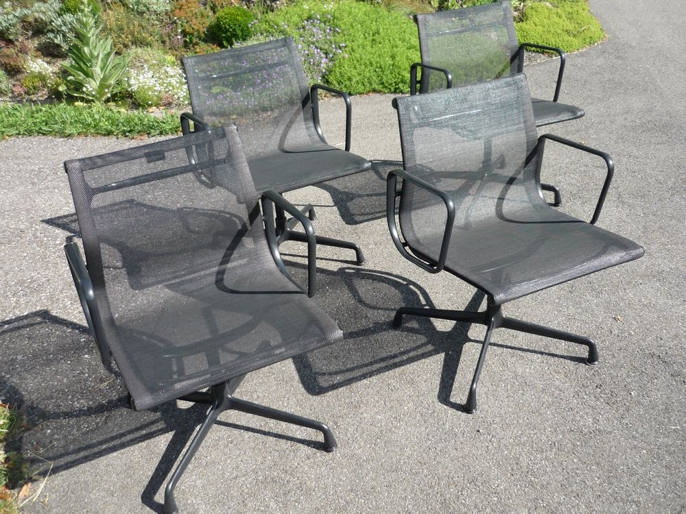4 Alu Chair EA107 Stühle Sessel Bürostüle Eames Vitra Miller 1