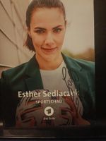 Esther Sedlaczek - handsigniert ARD Karte