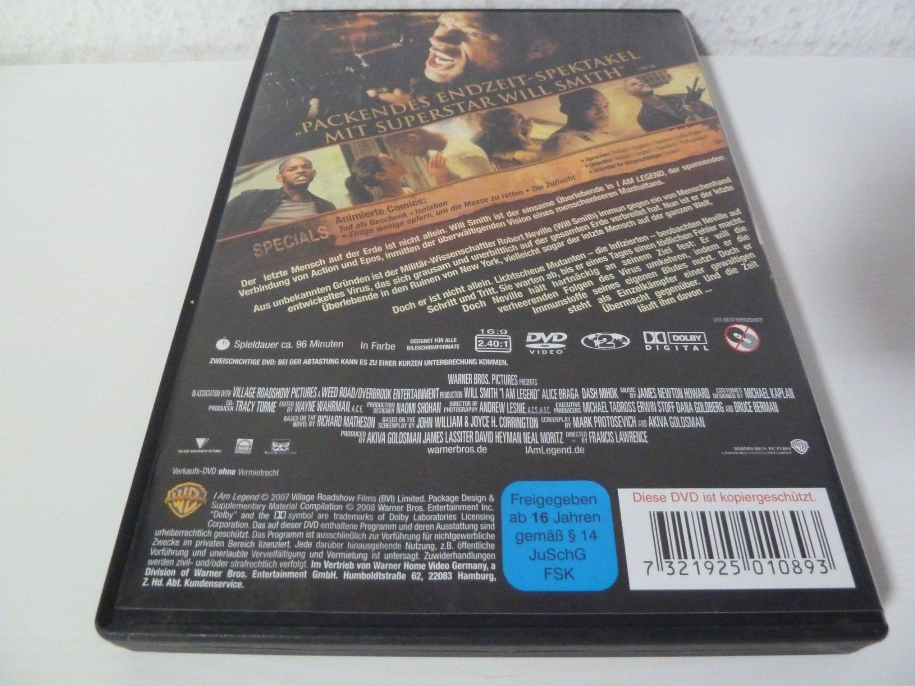 Tutti i DVDs: I Am Legend  [DVD] – Usato da Abtwil SG venduto da Pfusius 1