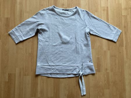 graues cecil Sweatshirt mit 3/4 Ärmeln