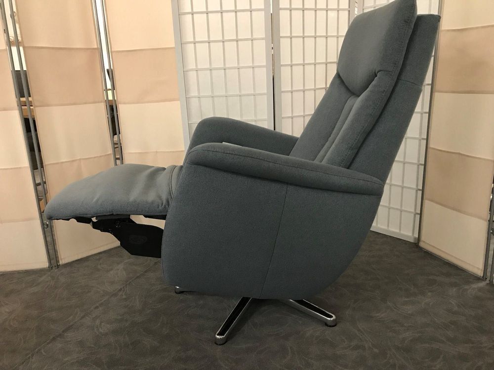 Klappbarer Relaxsessel - 360° Drehbar, 3-fach Verstellbar, Bis 150kg Belastbar