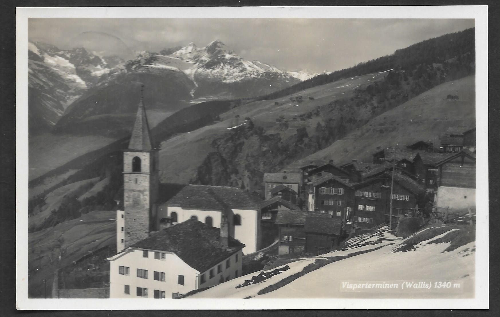 Cartoline postali: Visperterminen Teilansicht – Usato da Olten venduto da clotaldi