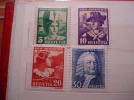 Satz Pro Juventute 1934 *