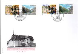 GEMEINSCHAFTSAUSGABE RUSSLAND - SCHWEIZ 1999 SONDERSTEMPEL