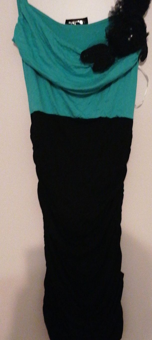 Vestiti: Elegantes Abendkleid türkis/schwarz Gr. S – Nuovo (secondo la descrizione) da Dübendorf venduto da an_nk8z 1