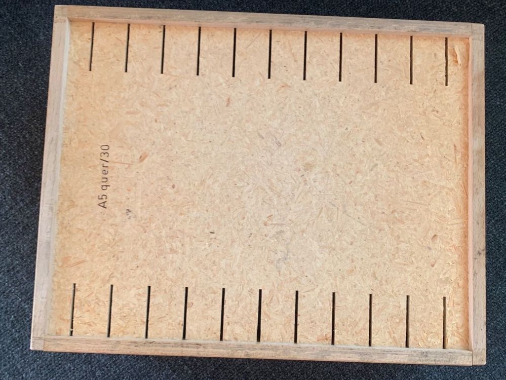 VILLCASE 2er Set Karteikasten Holz A8 - Stilvolle Lernkarteibox Für Büro & Zuhause