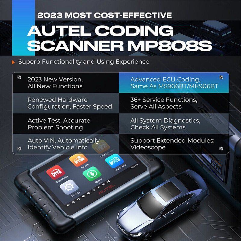 Scanner: Autel MaxiPRO MP808S Profi KFZ OBD2 Diagnosegerät TPMS – Nuovo e nell'imballaggio originale da Malans GR venduto da BUYBEST-Schweiz 1